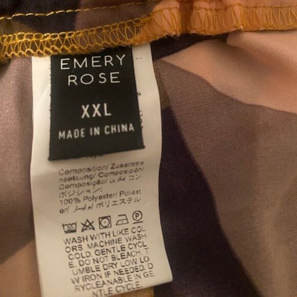 Emory Rose Geometric print pants, size XXL - Picture 3 of 4